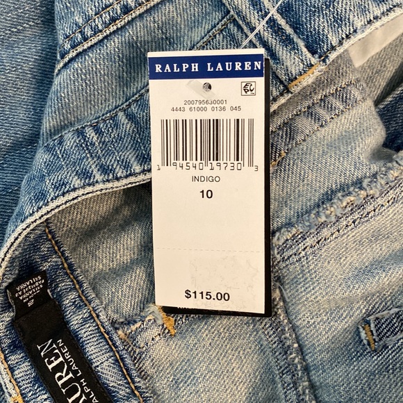 Lauren Ralph Lauren Wide Leg Blue Jeans Women size 10 - Picture 5 of 7